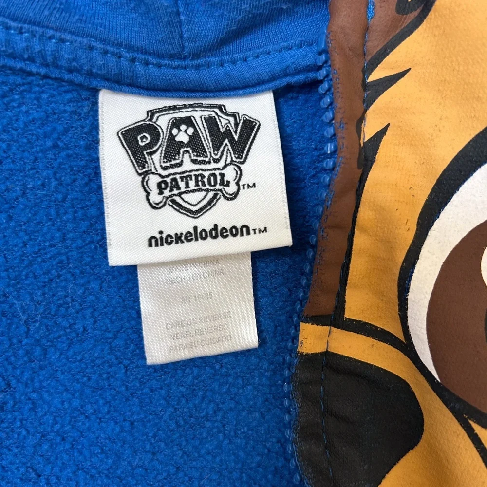 Paw Patrol Chase Jacket Zip Up - 3T - costume, hooded ears, blue, long sleeve